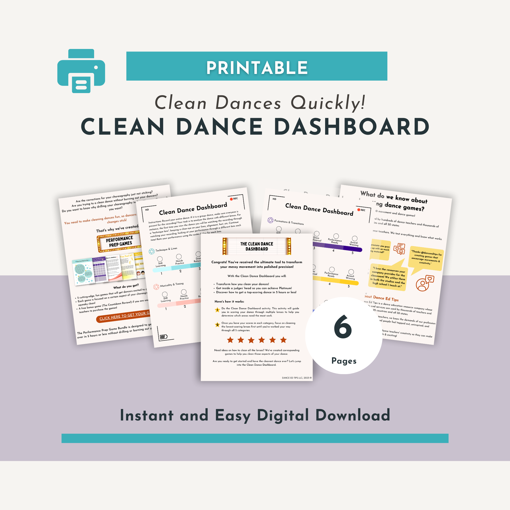 Dance Ed Tips