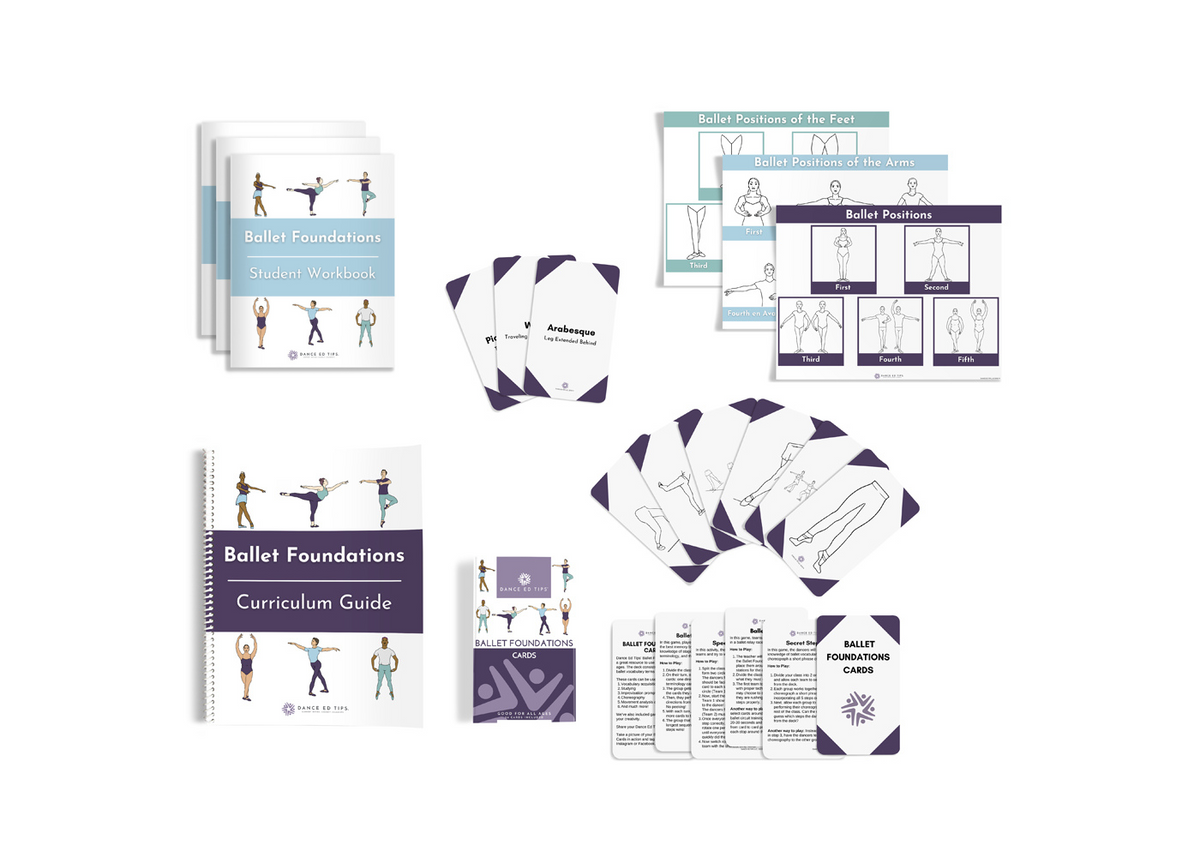 Ballet Foundations Curriculum Kit + 3 Student Workbooks