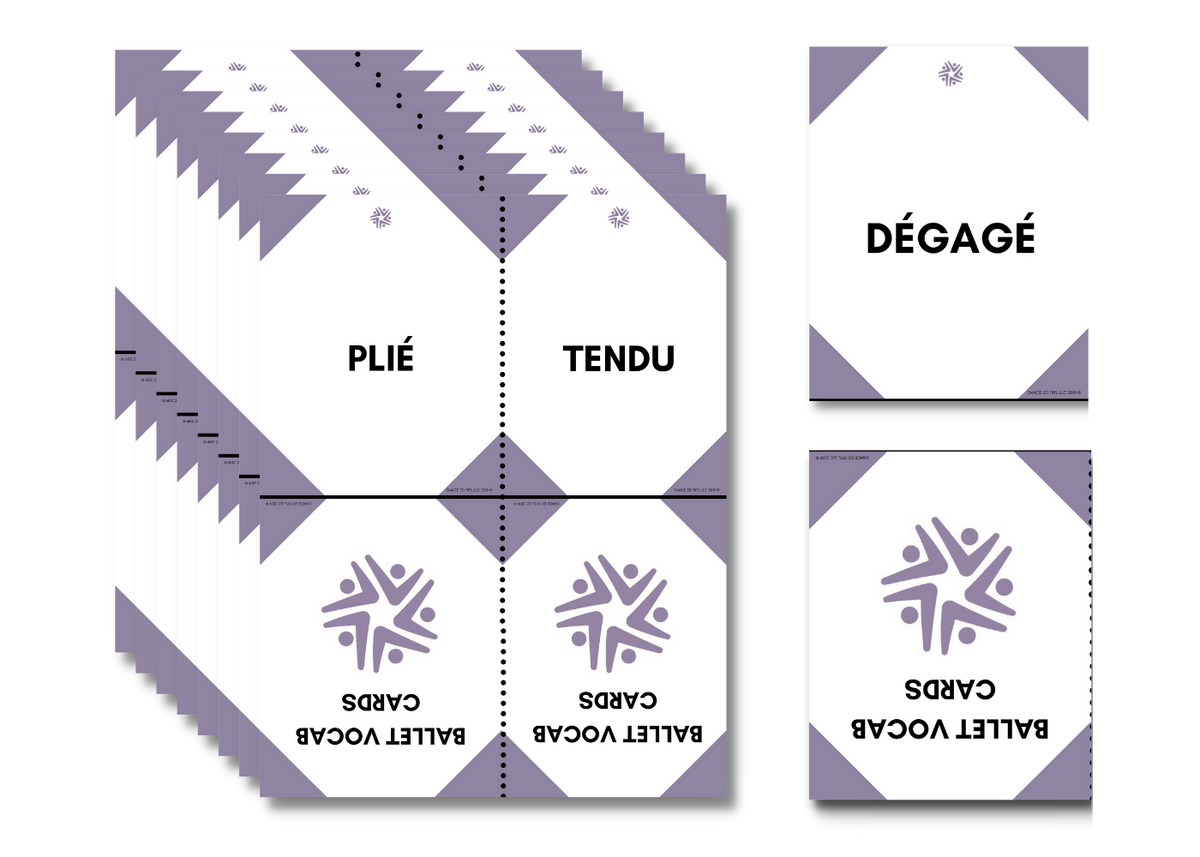 Ballet Vocab Cards (Digital Download)