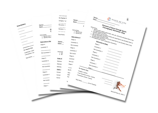 Elements of Dance through Sports: Grades 6-12