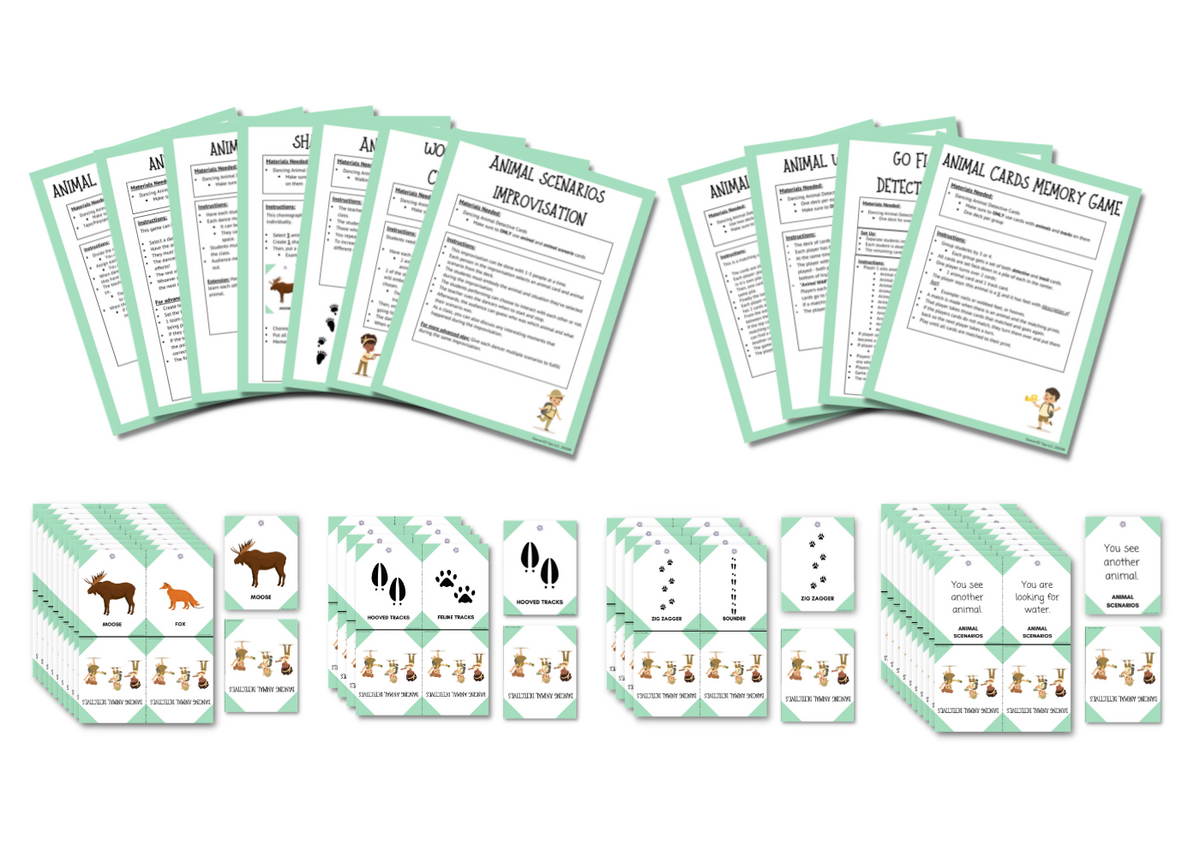 Dancing Animal Detective Cards &amp; Games