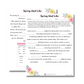 Spring Mad Libs Ages 5-10