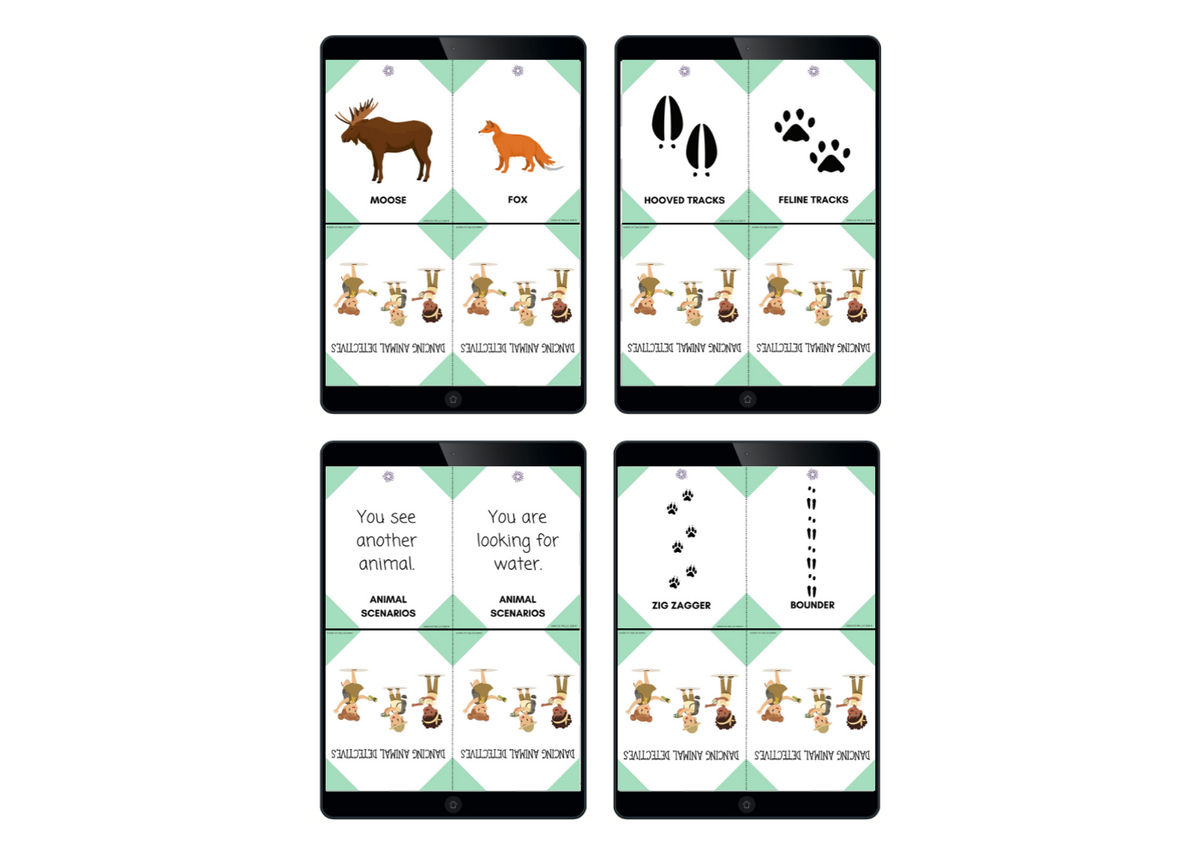 Dancing Animal Detective Cards &amp; Games