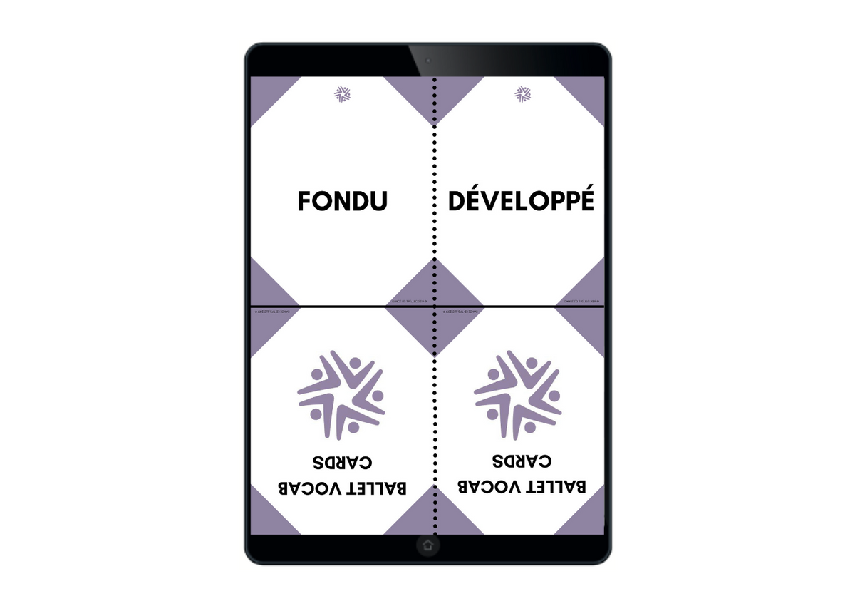 Ballet Vocab Cards (Digital Download)