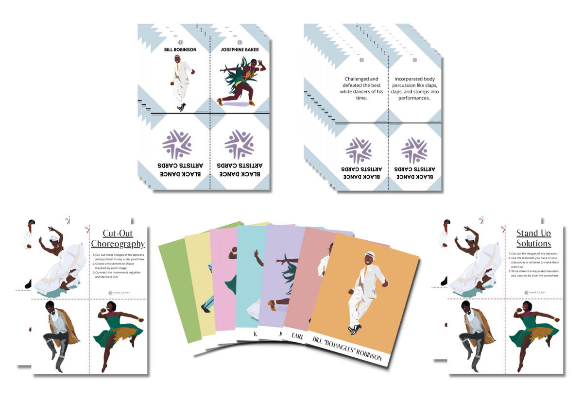 Black Dance Icons Bundle