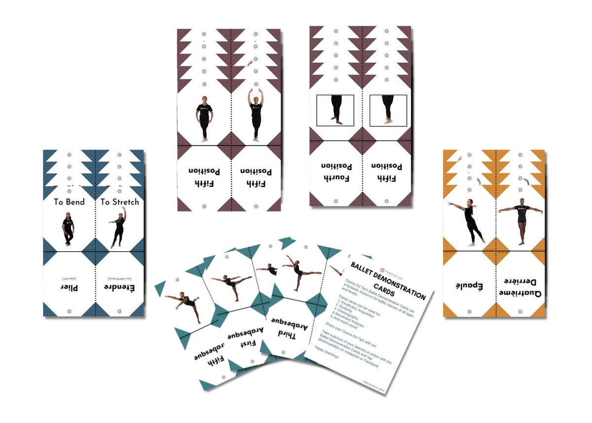 Ballet Demonstration Flash Cards
