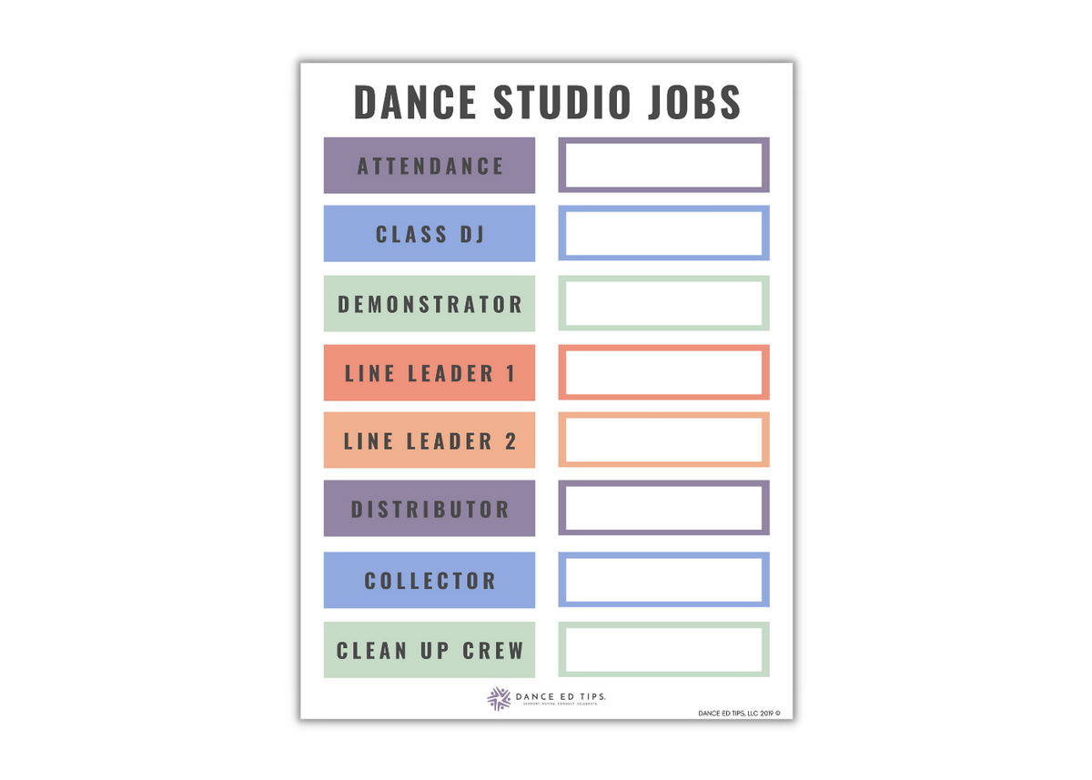 Job Chart (Digital Download)