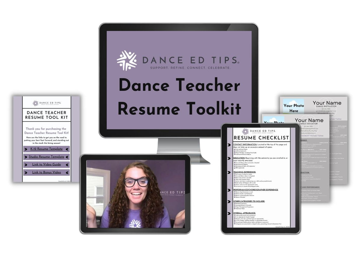Dance Teacher Resume Toolkit