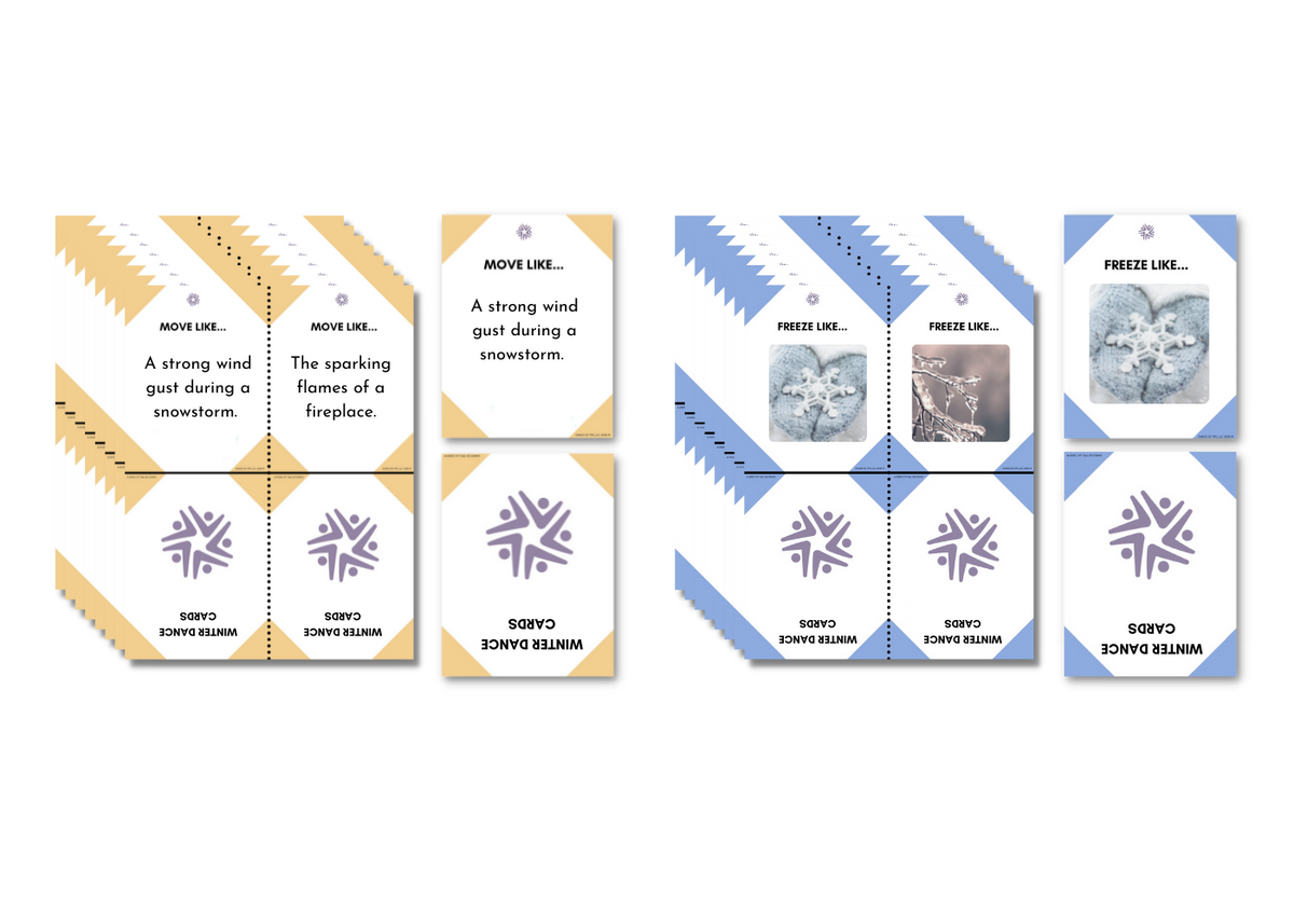 Winter Dance Cards