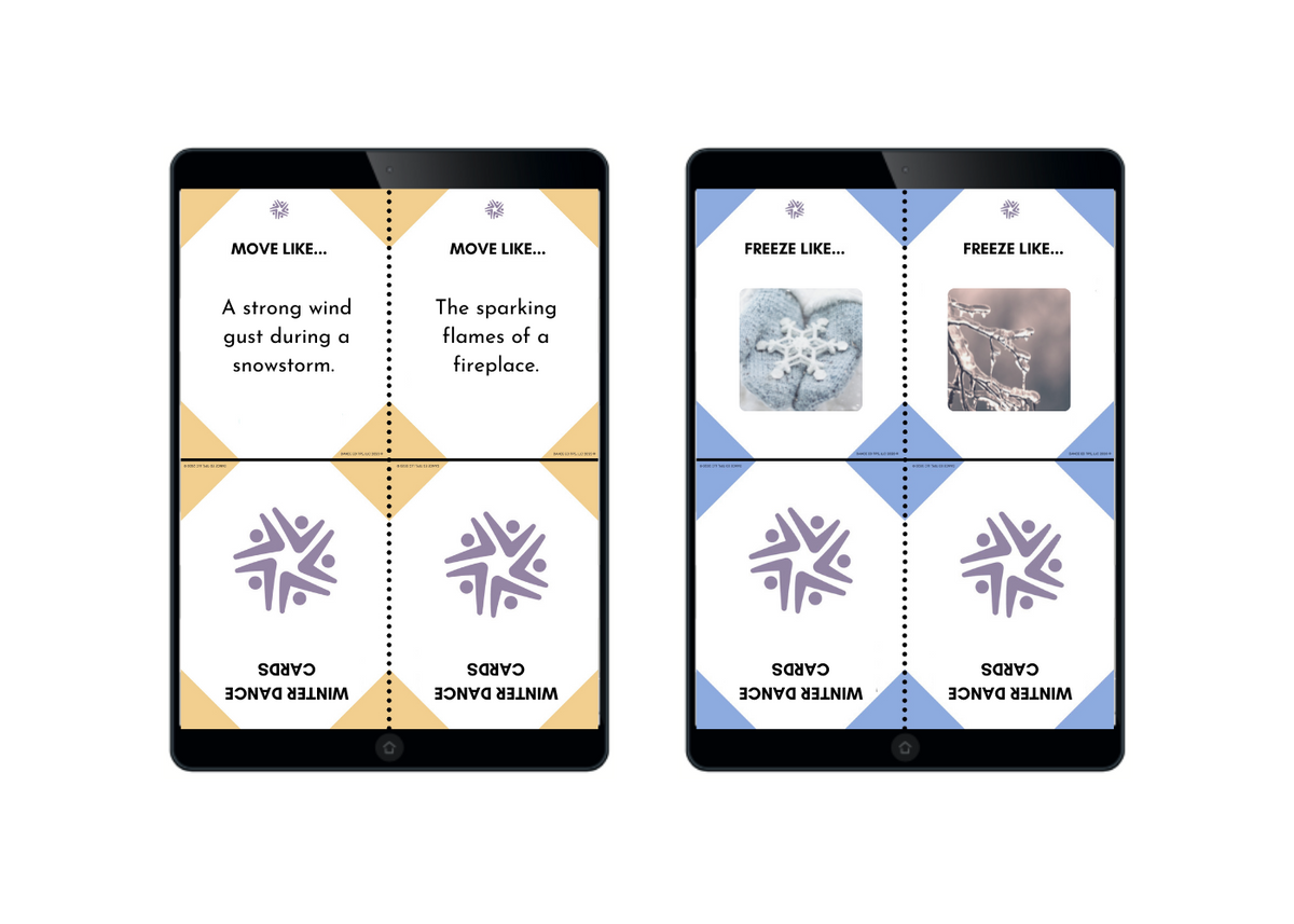 Winter Dance Cards